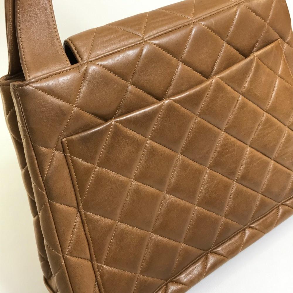 Brown Leather Chanel Shoulder Bag