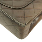Brown Leather Chanel Flap Bag