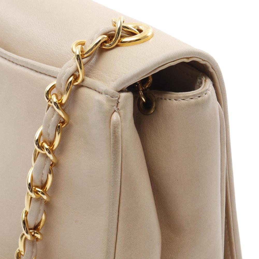 Brown Leather Chanel Flap Bag