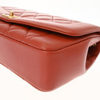 Brown Leather Chanel Shoulder Bag