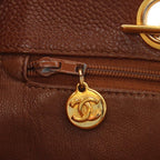 Brown Leather Chanel Shoulder Bag