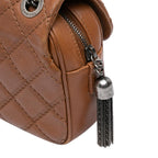 Brown Leather Chanel Flap Bag