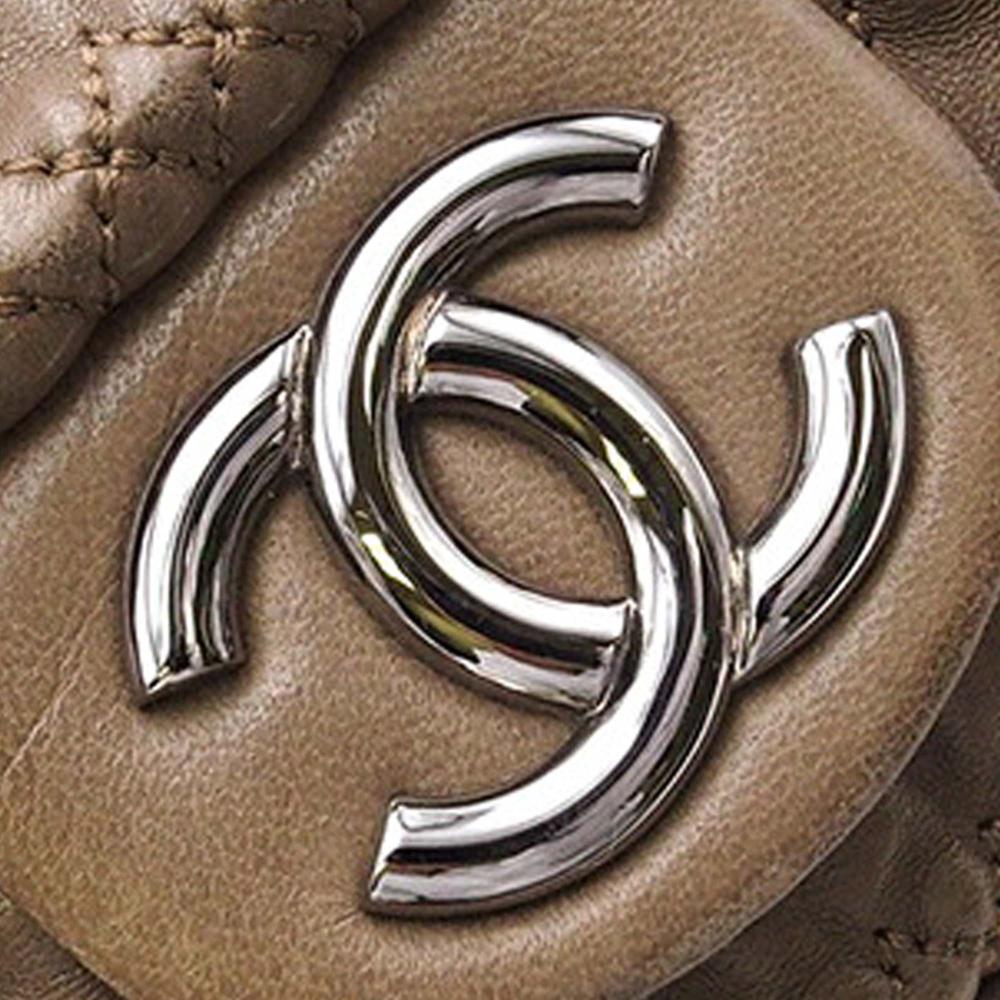 Brown Leather Chanel Flap Bag