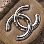 Brown Leather Chanel Flap Bag