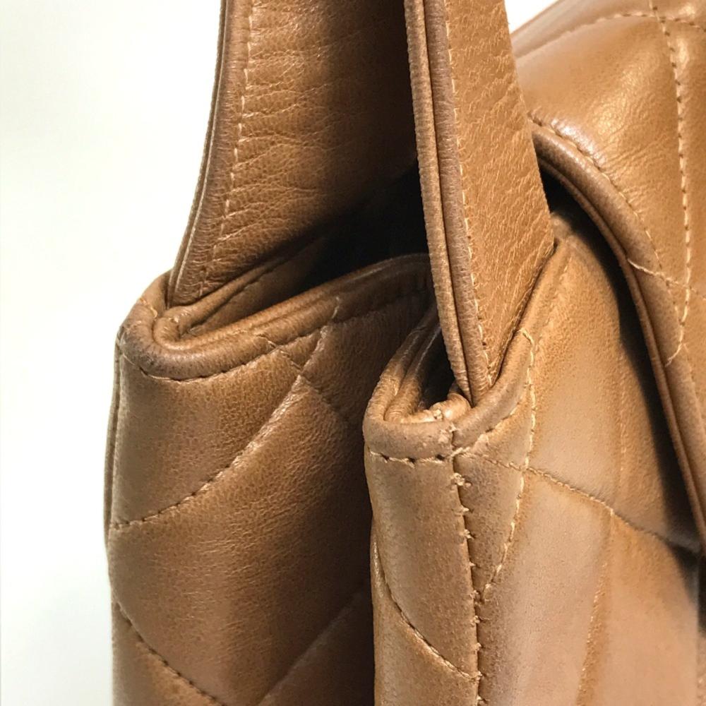 Brown Leather Chanel Shoulder Bag