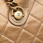 Brown Leather Chanel Flap Bag