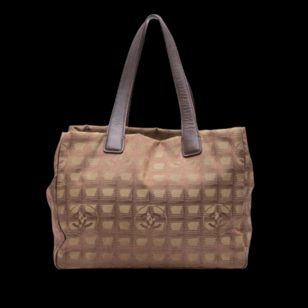 Brown Nylon Chanel Travel Line