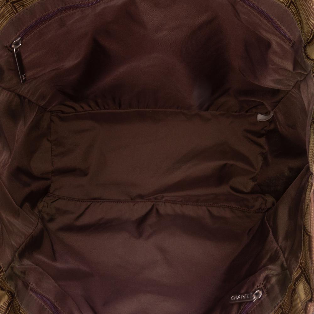 Brown Nylon Chanel Travel Line
