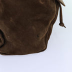 Brown Suede Chanel Backpack