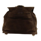 Brown Suede Chanel Backpack