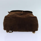 Brown Suede Chanel Backpack