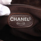 Brown Suede Chanel Backpack