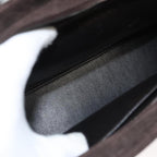 Brown Suede Chanel Shoulder Bag