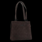 Brown Suede Chanel Shoulder Bag
