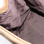 Brown Suede Chanel Shoulder Bag