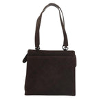 Brown Suede Chanel Shoulder Bag