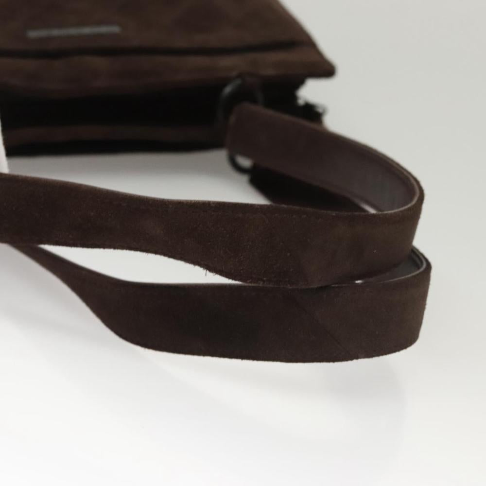 Brown Suede Chanel Shoulder Bag