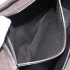 Brown Suede Chanel Shoulder Bag