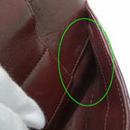 Burgundy Fabric Chanel Travel Bag
