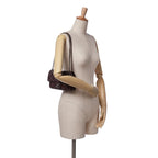 Burgundy Leather Chanel Flap Bag