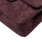 Burgundy Leather Chanel Flap Bag