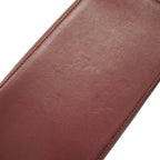 Burgundy Leather Chanel Shoulder Bag