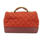 Burgundy Leather Chanel Shoulder Bag