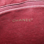 Burgundy Leather Chanel Shoulder Bag