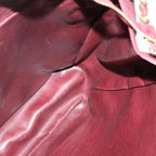 Burgundy Leather Chanel Shoulder Bag