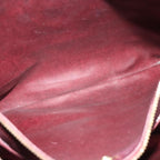 Burgundy Leather Chanel Shoulder Bag