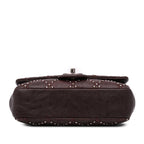 Burgundy Leather Chanel Flap Bag