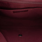 Burgundy Leather Chanel Flap Bag