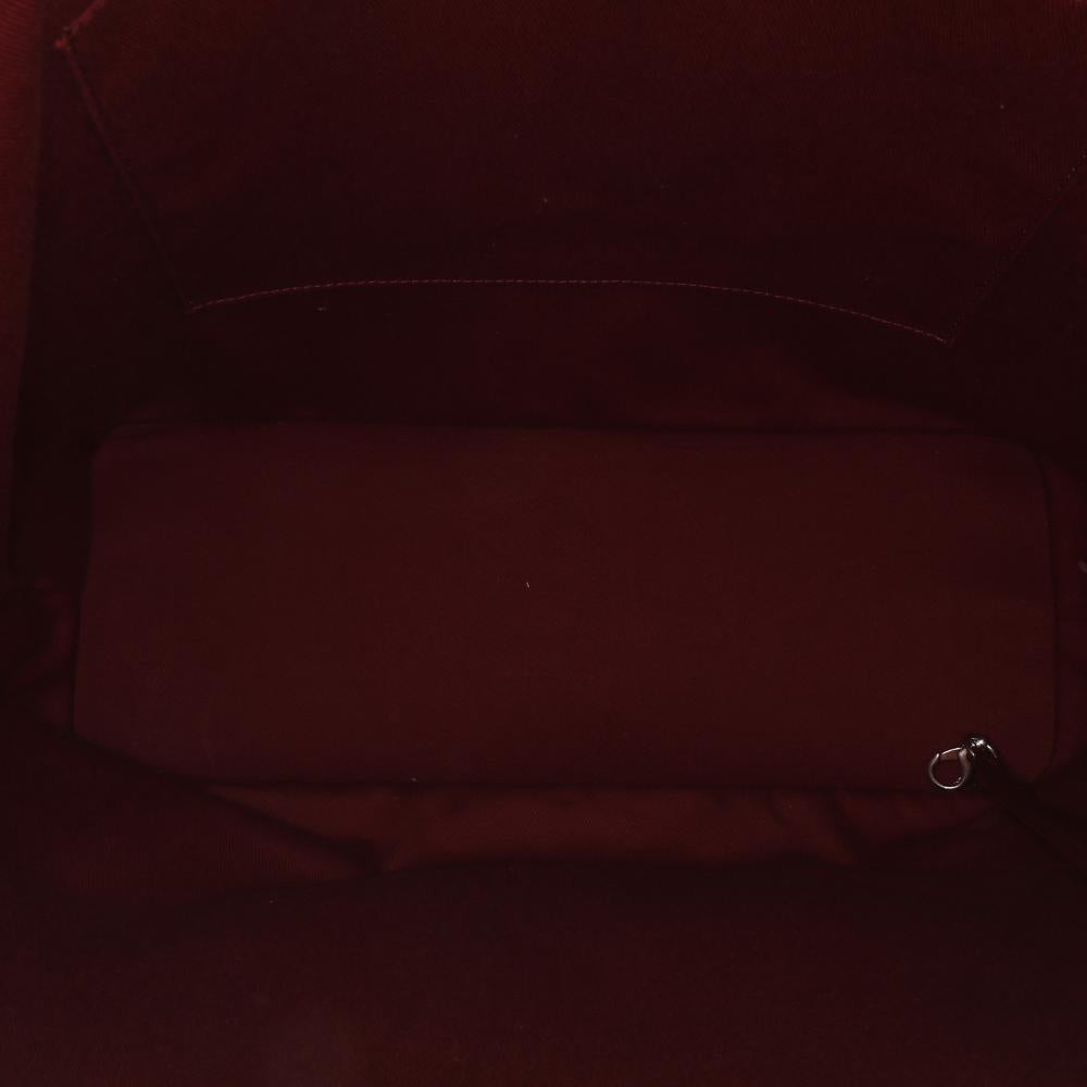 Burgundy Leather Chanel Shoulder Bag