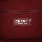 Burgundy Leather Chanel Shoulder Bag