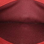 Burgundy Leather Chanel Flap Bag