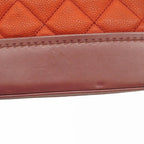 Burgundy Leather Chanel Shoulder Bag