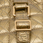 Gold Leather Chanel Belt Bag