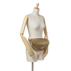 Gold Leather Chanel Belt Bag