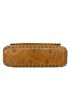 Gold Leather Chanel Shoulder Bag