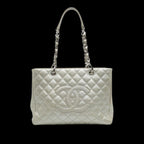 Gold Leather Chanel Tote