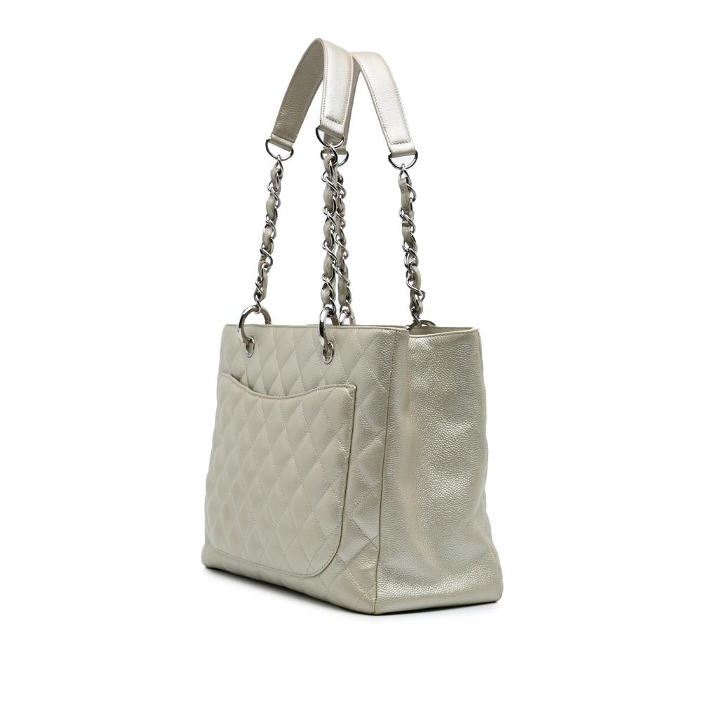 Gold Leather Chanel Tote