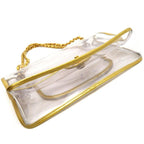 Gold Leather Chanel Shoulder Bag