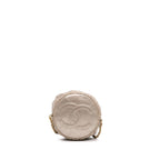 Gold Leather Chanel Backpack