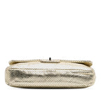Gold Leather Chanel Flap Bag