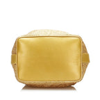 Gold Leather Chanel Bucket Bag