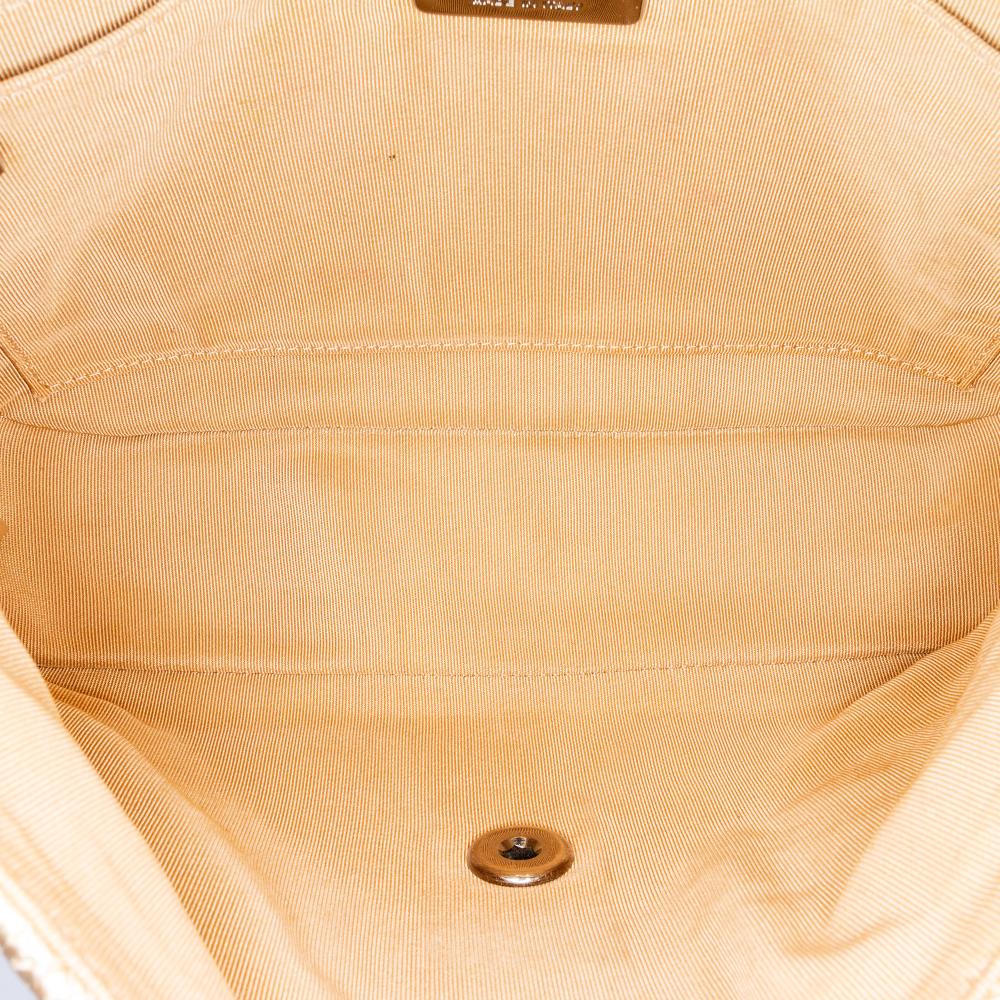 Gold Leather Chanel Flap Bag