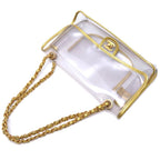 Gold Leather Chanel Shoulder Bag
