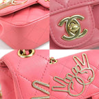 Gold Leather Chanel Crossbody Bag