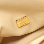Gold Leather Chanel Crossbody Bag