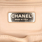 Gold Leather Chanel Tote